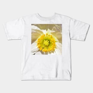 Single White Poppy Kids T-Shirt